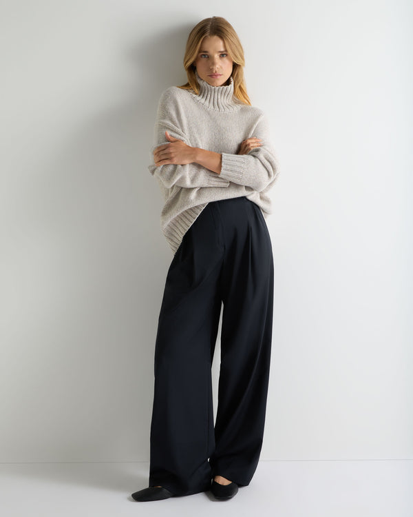 Women's Chunky Funnel Neck Cashmere Jumper 3