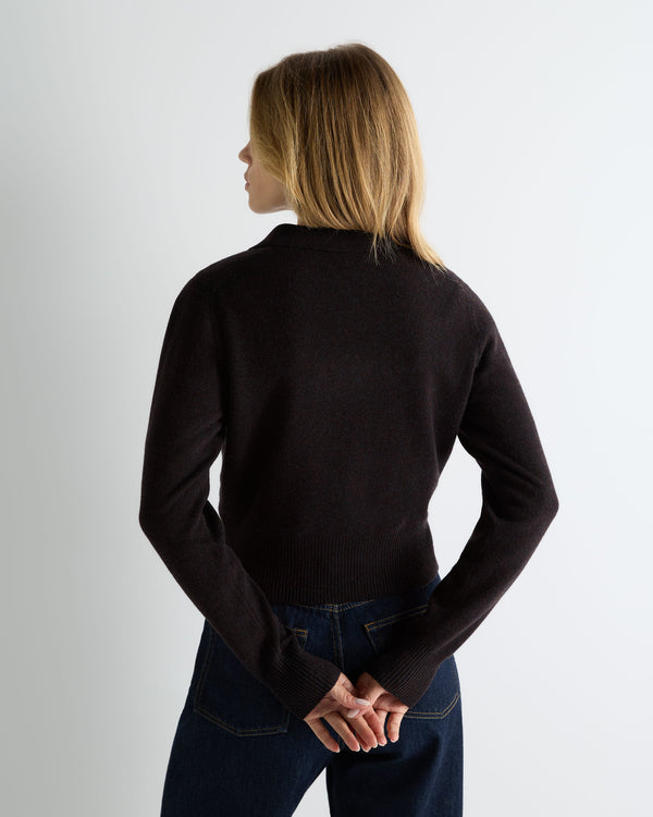 Women's Thea Collared Cashmere Cardigan 4