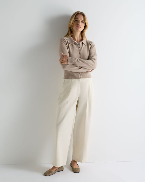 Women's Thea Collared Cashmere Cardigan 3