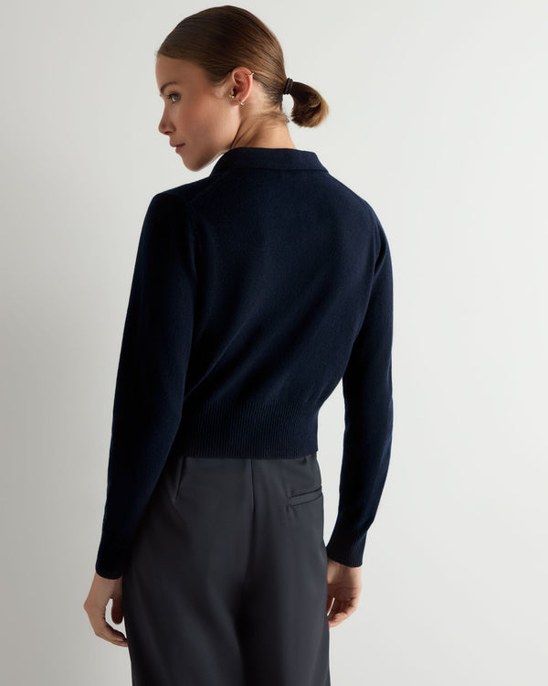 Women's Thea Collared Cashmere Cardigan 4