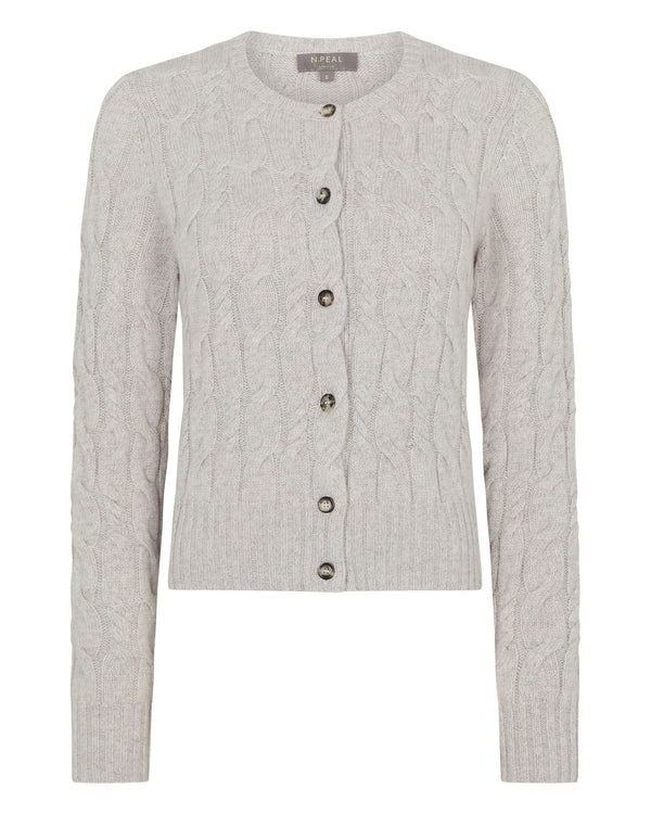 Women's Cable Cashmere Cardigan 2