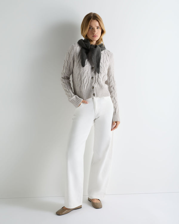 Women's Cable Cashmere Cardigan 3