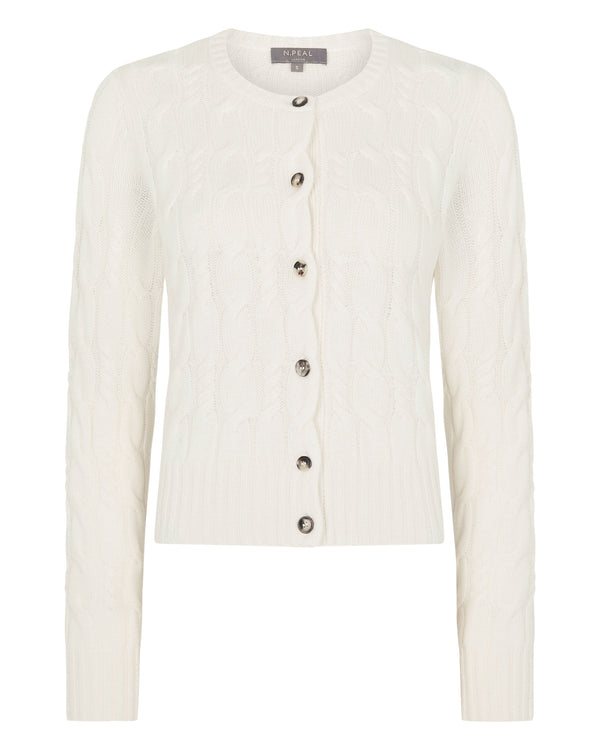 Women's Cable Cashmere Cardigan 2