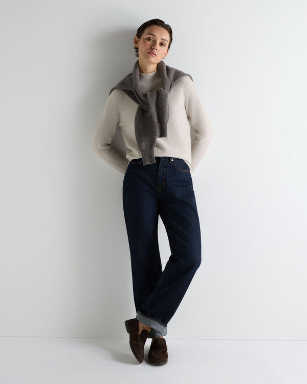 Women's Honeycomb Knit Cashmere Jumper 3
