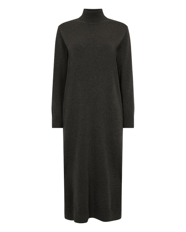 Women's Roll Neck Cashmere Jumper Dress  2