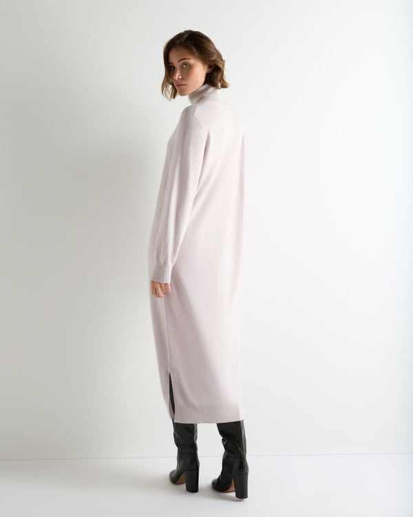 Women's Roll Neck Cashmere Jumper Dress 4