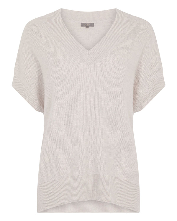 Women's Honeycomb Sleeveless Cashmere Jumper 2