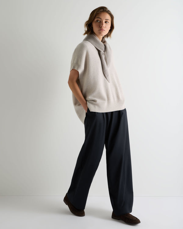 Women's Honeycomb Sleeveless Cashmere Jumper 3