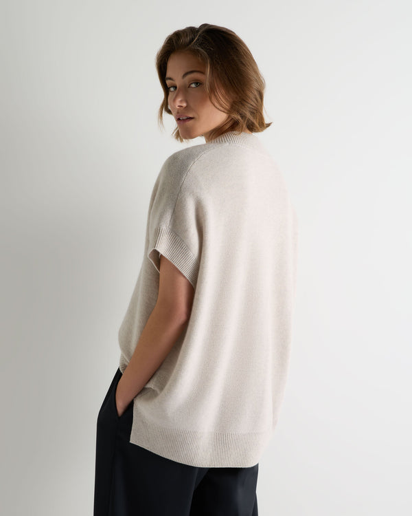 Women's Honeycomb Sleeveless Cashmere Jumper 4