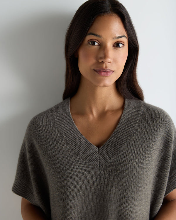 Women's Honeycomb Sleeveless Cashmere Jumper 5