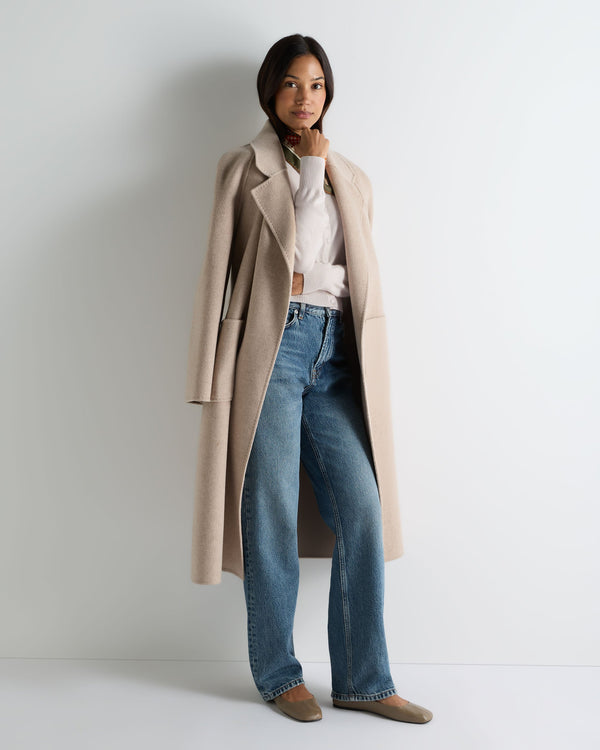 Women's Covered Button Cashmere Cardigan 3
