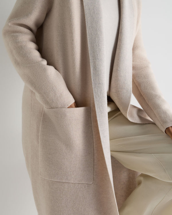 Women's Double Face Robe Cashmere Cardigan 5