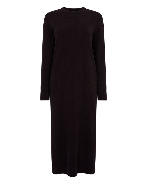 Women's Round Neck Cashmere Jumper Dress 2