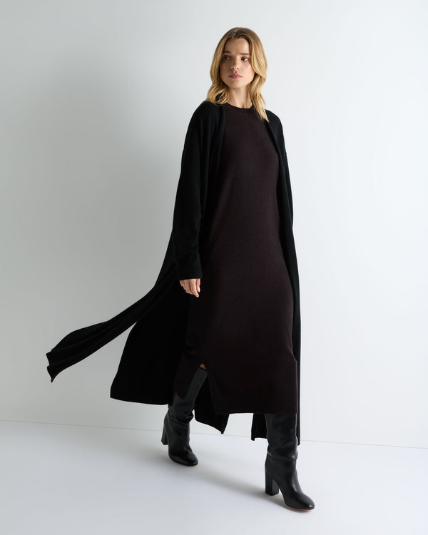 Women's Round Neck Cashmere Jumper Dress 3