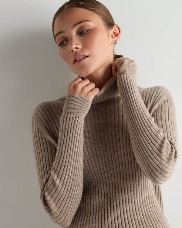 Women's Roll Neck Cashmere Jumper 6