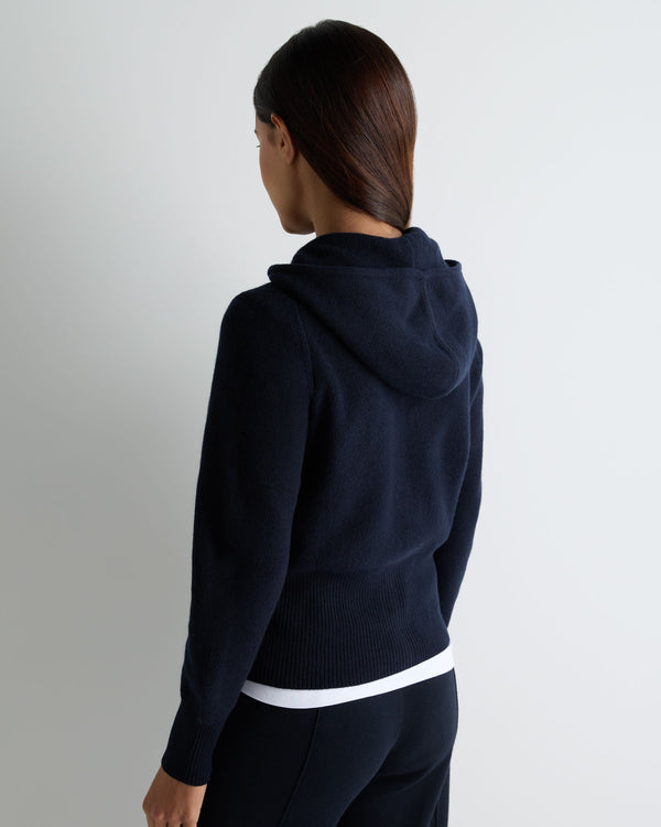 Women's Honeycomb Zipper Cashmere Hoodie 4