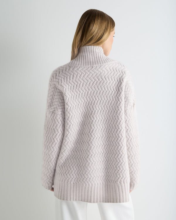 Women's Heirloom Basketweave Cashmere Cardigan 4