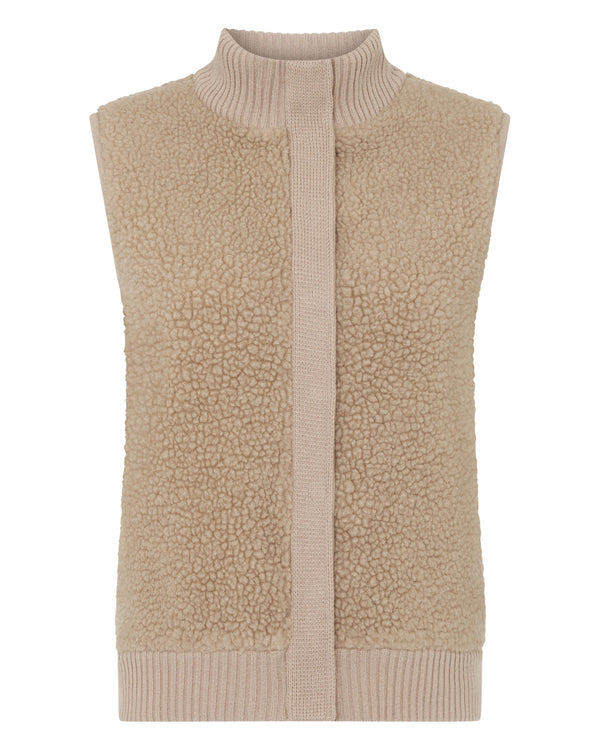 Women's Cashmere Shearling Gilet 2