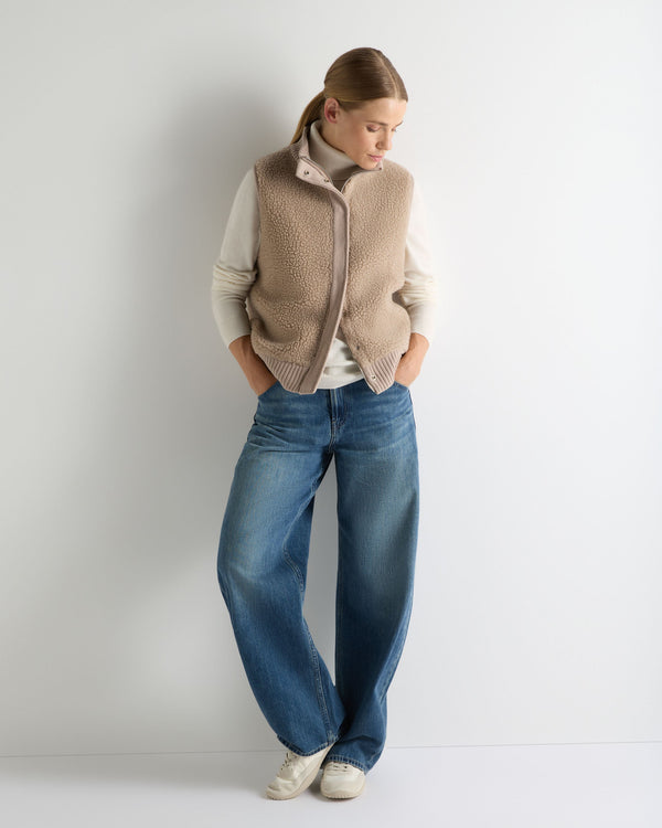 Women's Cashmere Shearling Gilet 3