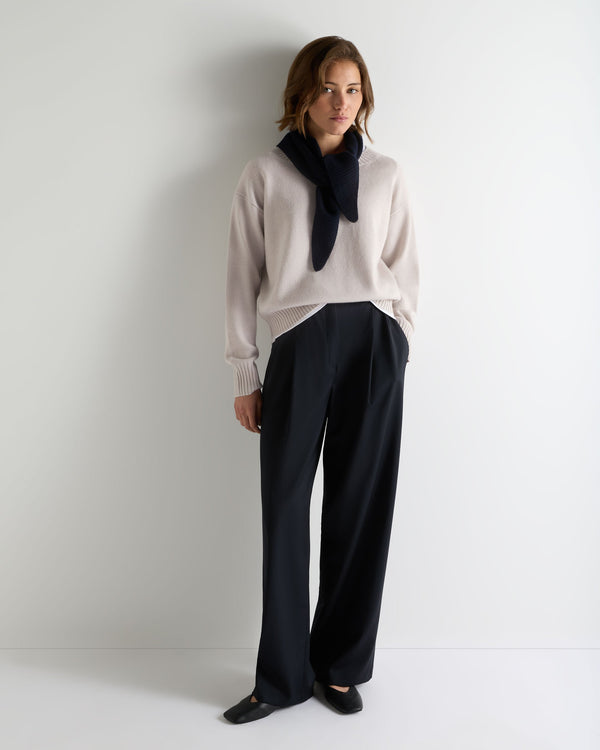 Women's Crop Boat Neck Cashmere Jumper 3