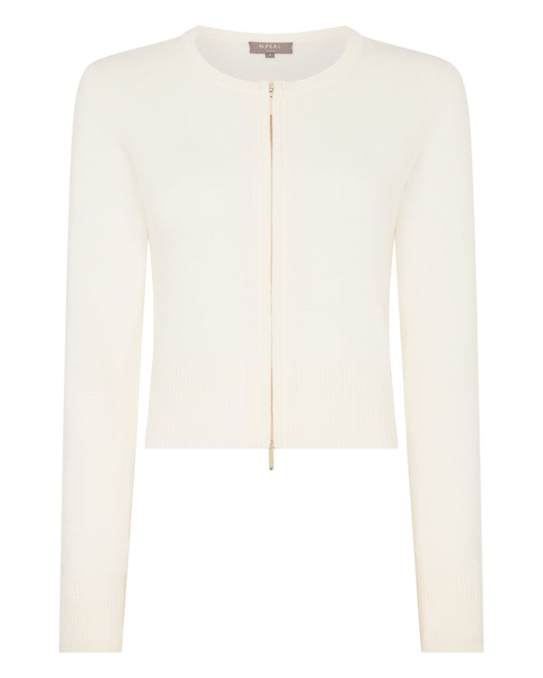 Women's Ivy Zipped Cashmere Cardigan 2