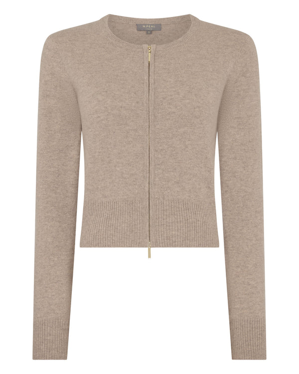 Women's Ivy Zipped Cashmere Cardigan 2