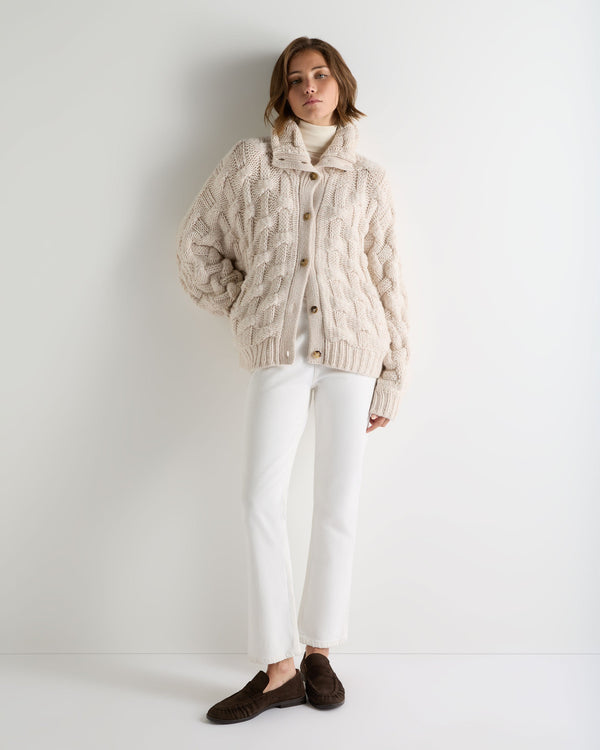 Women's Hero Button Cashmere Jumper 3