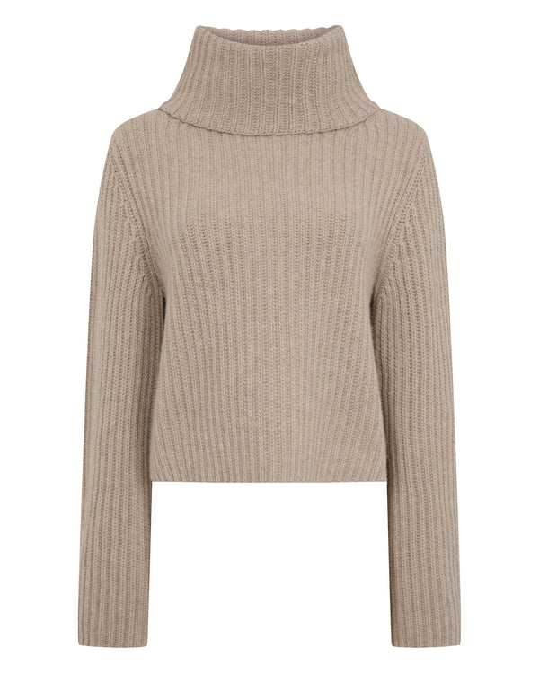 Women's Ribbed Bell Sleeve Cashmere Jumper 2