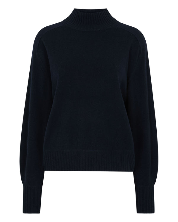 Women's Funnel Neck Cashmere Jumper 2