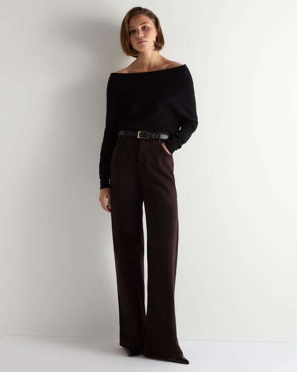 Women's Off-The-Shoulder Cashmere Jumper 6