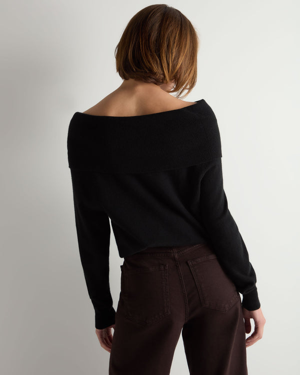 Women's Off-The-Shoulder Cashmere Jumper 4