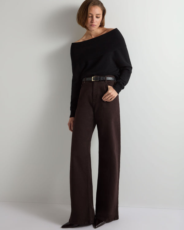 Women's Off-The-Shoulder Cashmere Jumper 3