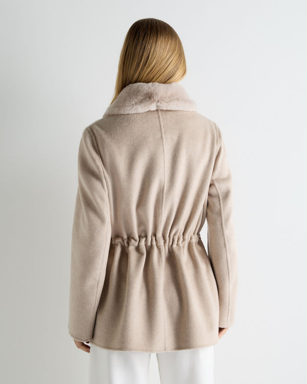 Women's Fur Collar Field Jacket 4
