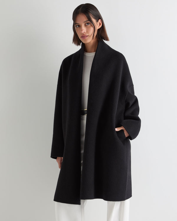 Women's Double Face Robe Coat 1