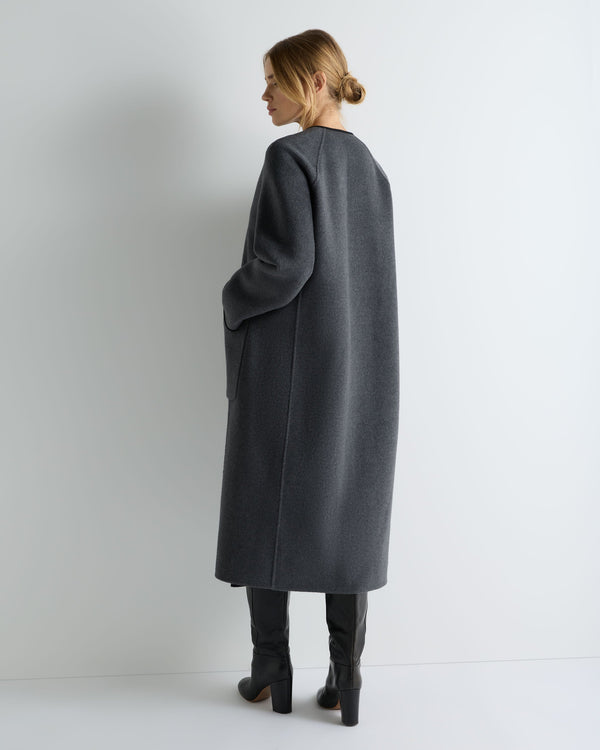 Women's Wool Silk Blend Coat 4
