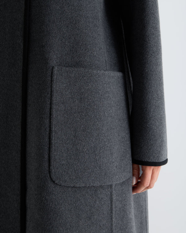 Women's Wool Silk Blend Coat 5