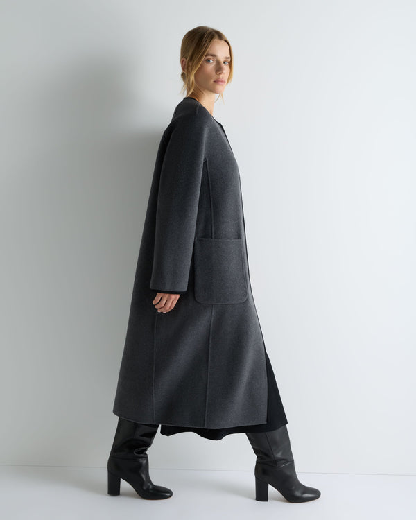 Women's Wool Silk Blend Coat 6