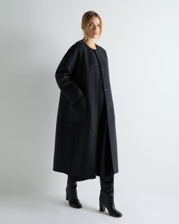 Women's Wool Silk Blend Coat 7