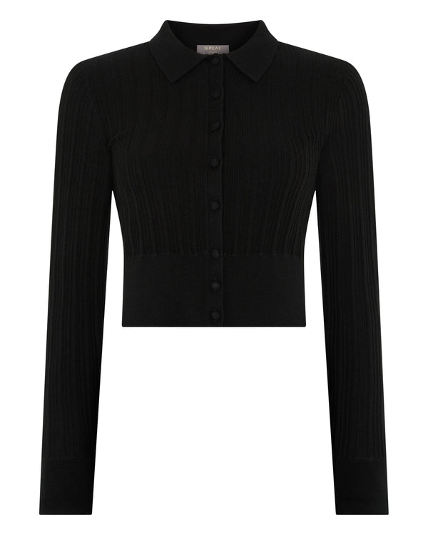 Women's Long Sleeve Ribbed Polo 2