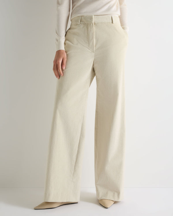 Women's Cord Wide Leg Trouser 1