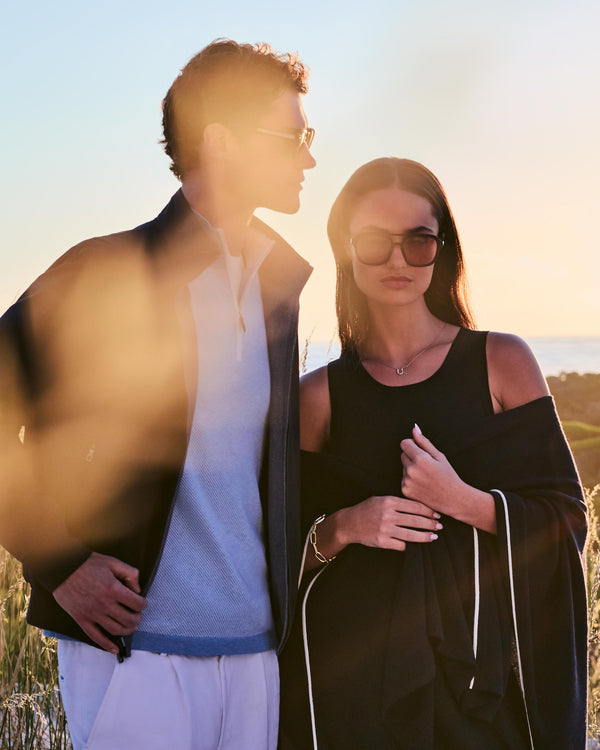 N.Peal Women's Sleeveless Cotton Blend Maxi Dress Navy Blue