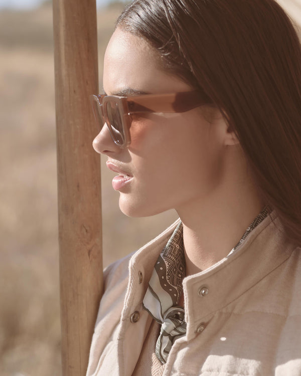 N.Peal Women's Button Through Quilted Gilet Sandstone Brown