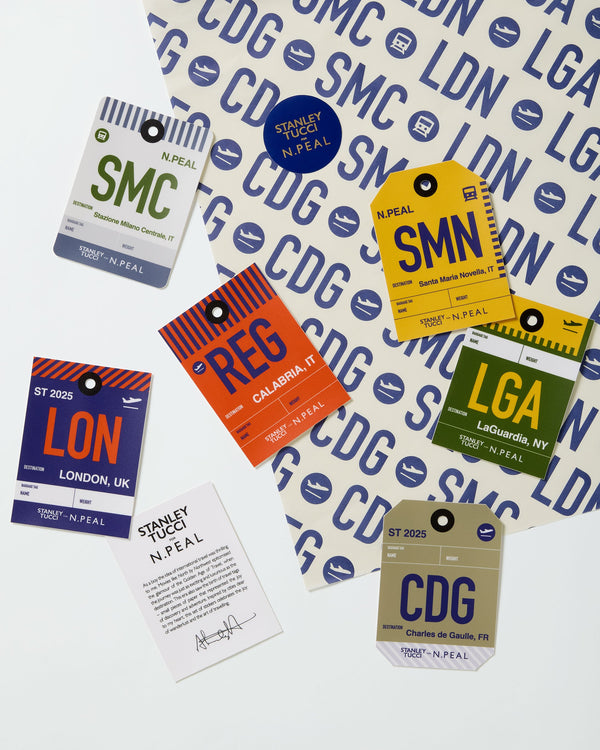 N.PEAL x TUCCI ROUND NECK SWEATER Elephant Grey