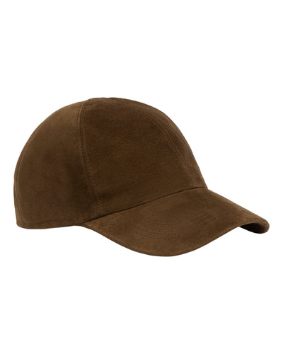 N.Peal Unisex Suede Cap Brown