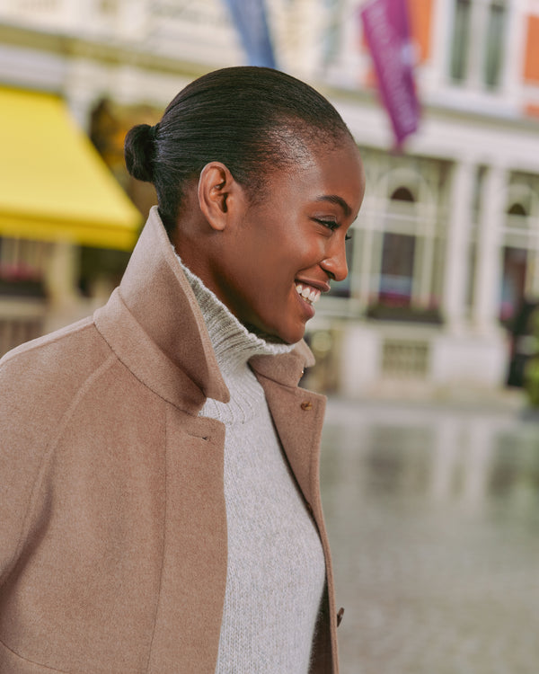 Women's Chunky Funnel Neck Cashmere Jumper 9