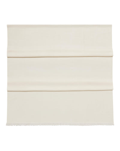N.Peal Women's Pashmina Cashmere Shawl New Ivory White