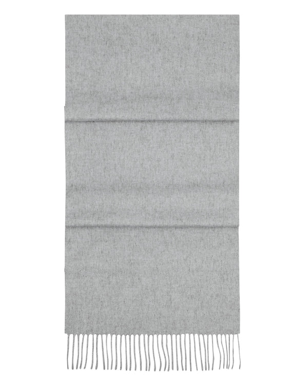 N.Peal Unisex Large Woven Cashmere Scarf Fumo Grey