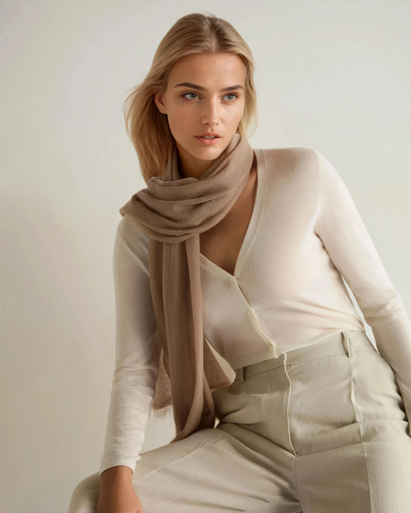 Women's Soft Open Weave Cashmere Shawl 3