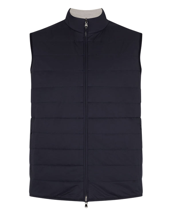 N.Peal Men's Strand Down Gilet Fumo Grey