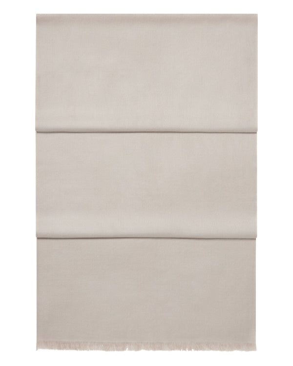 N.Peal Women's Pashmina Cashmere Stole Oat Grey